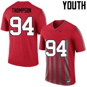 Youth Ohio State Buckeyes #94 Dylan Thompson Throwback Nike NCAA College Football Jersey Restock NBB1744GK